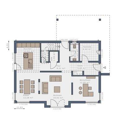 Grundriss Erdgeschoss