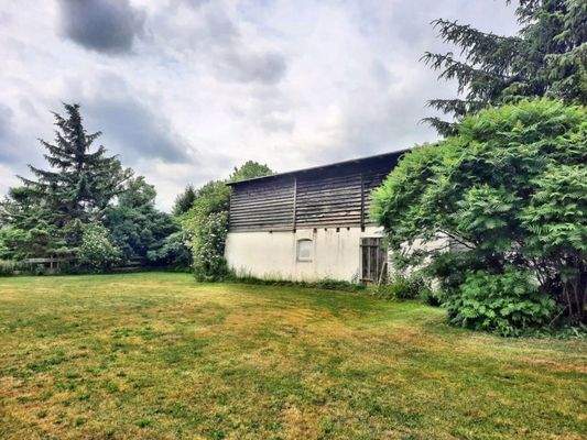 Scheune Rückansicht