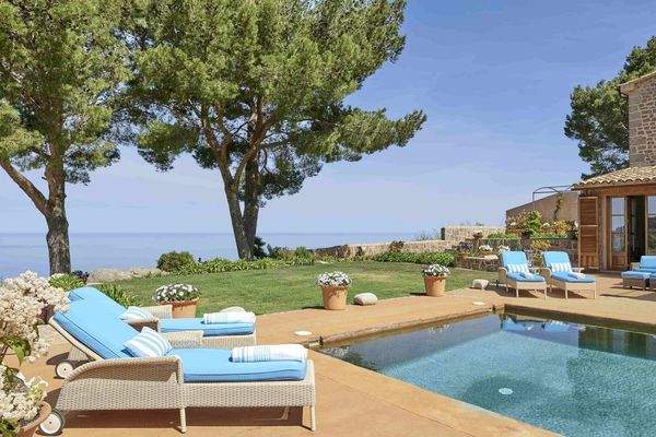 Traditionelle Villa mit Meerblick zu vermieten in Llucalcari-Deia, Mallorca