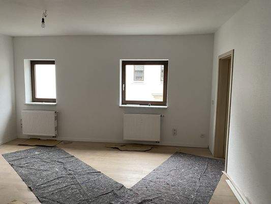 Ausbau der neuen Wohnung im Nebengebäude Anfang 2024