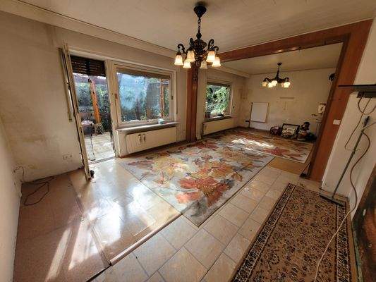 EG Wohnzimmer mit Wintergarten