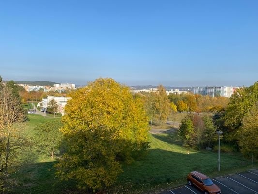 Ausblick vom Schlafzimmer