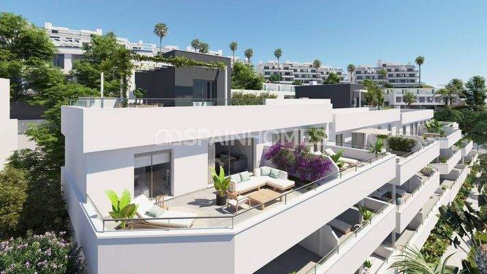 Nature-View Flats Near Estepona Golf Course