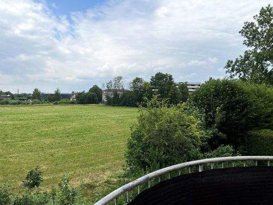 Blick vom Westbalkon