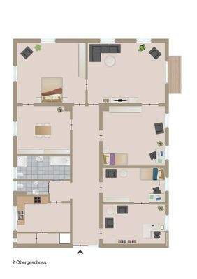 Stadtvilla 2. Obergeschoss