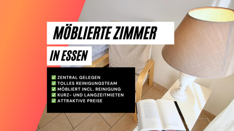 Essen Wohnen auf Zeit, möbliertes Wohnen