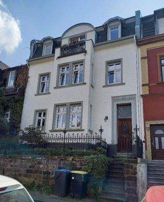 Ansicht mit Treppenaufgang