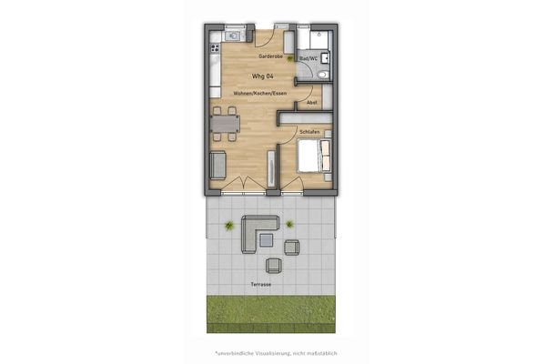 Grundriss Wohnung 4