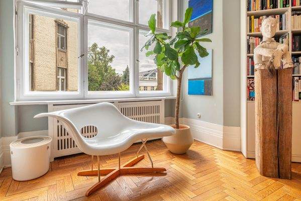 Leseecke im Wohnzimmer