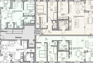 Grundriss EG Wohnung 1 