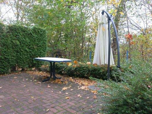 Die Sonnenterrasse zur Einliegerwohnung