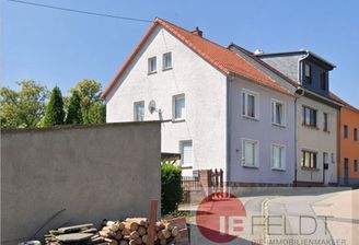 Seitenansicht des Hauses