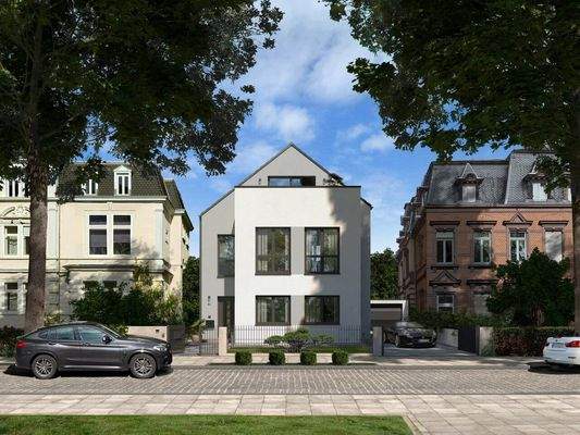Townhouse 13 Sattel Eingang Villenviertel sonnig  1 