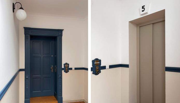 Wohnungstür / Aufzug