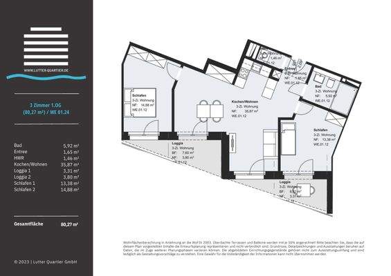 Wohnung 24 Lutter-Quartier