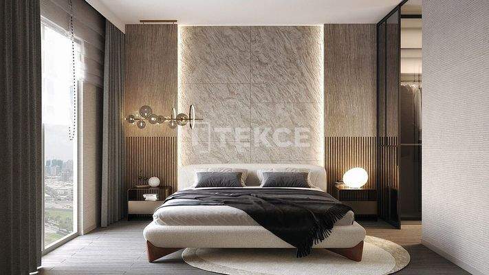 Apartments in the Project with Shopping Center on Eskisehir Road