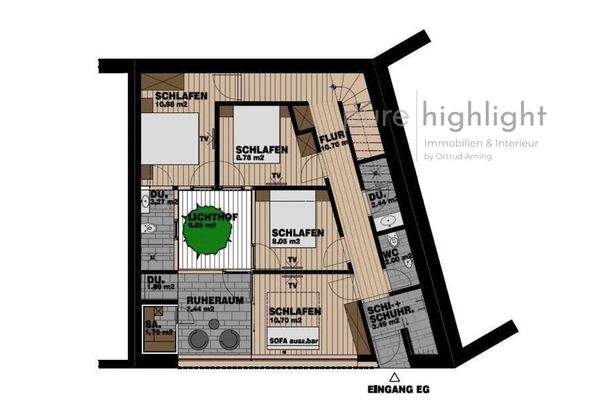 Grundriss Obergeschoss