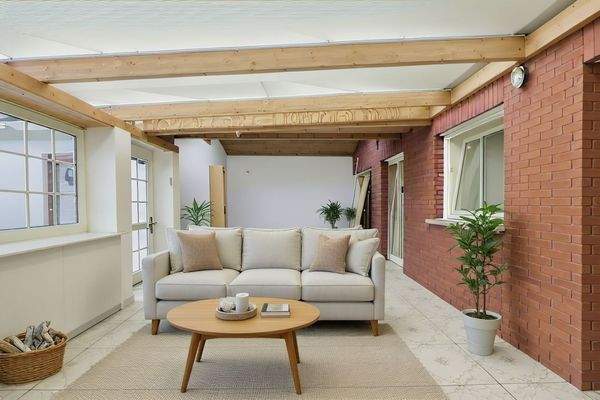 Anbau - virtuell gestaged - Lütt Immobilien - Sasel