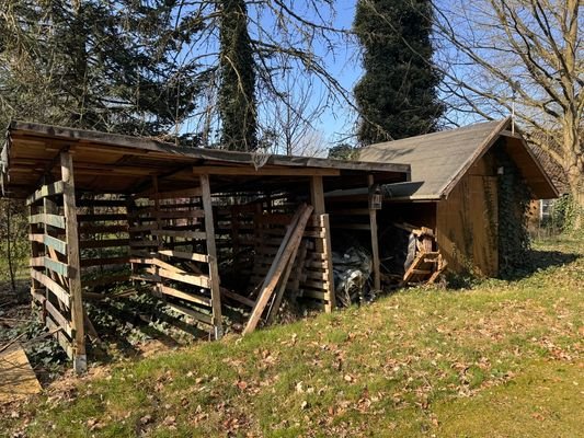 Unterstand, Gartenhütte