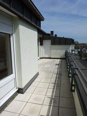 Dachterrasse Süd/Ost Seite