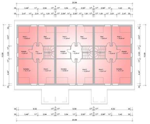 Grundriss Dachgeschoss