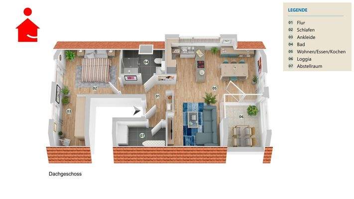 Grundrissvisualisierung