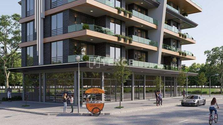 Spacious Sea-View Apartments Within a Complex in Oba Alanya