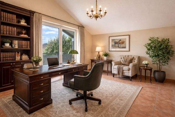 Visualisierung Arbeitszimmer