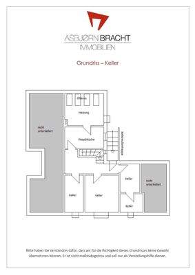 Grundriss Keller ohne Gewähr- nicht maßstabsgetreu