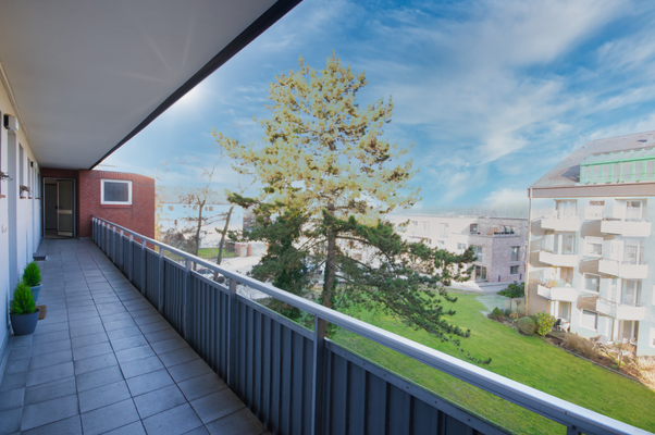 Wohnung am Ende des Laubenganges