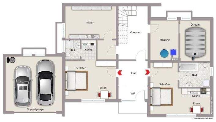 Grundriss Untergeschoss