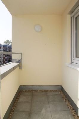 überdachter Balkon