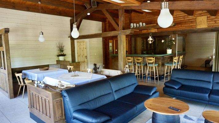 Geselligkeitsbereich Blockhaus