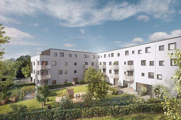 Idyllischer Innenhof