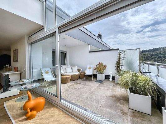 große Fensterfronten