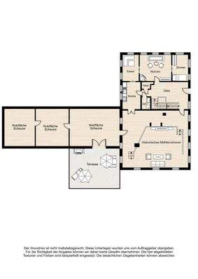 Grundriss EG Mühlengebäude Anpassung