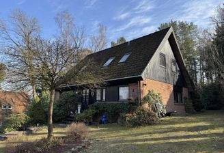 Seitenansicht vom Vorgarten