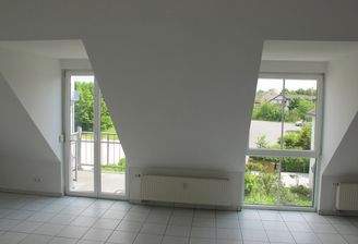 Wohnzimmer mit Grün