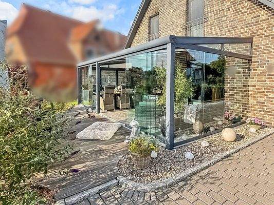 Wintergarten und Terrasse