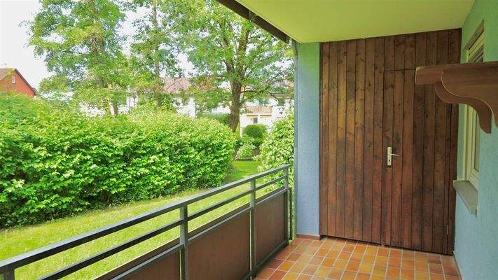 Loggia mit Abstellraum