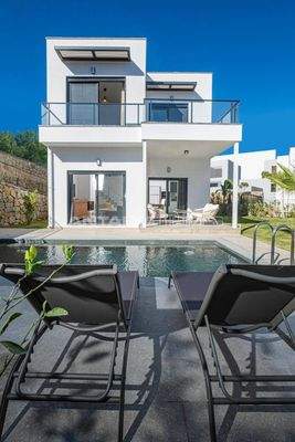 Detached Sea-View Houses with Private Pool in Bodrum Turkey