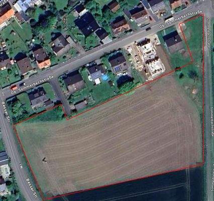 Luftbild Sommerbachs-Äcker