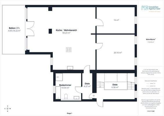 Moderne 3 Zimmer-Wohnung in Saarlouis-Lisdorf