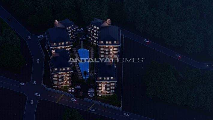 Chic Apartments Intertwined the Nature in Alanya Oba