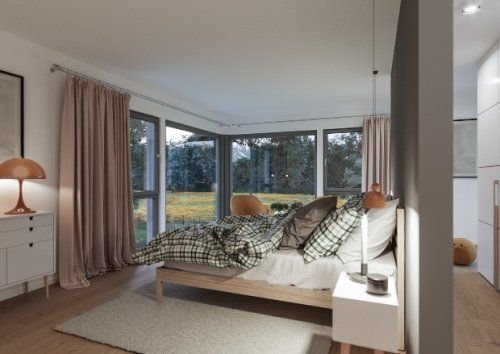 SUNSHINE 154 Wohnbeispiel Schlafzimmer