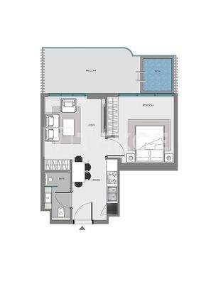 Investment Apartments with Private Pool and Balcony in Arjan Dubai