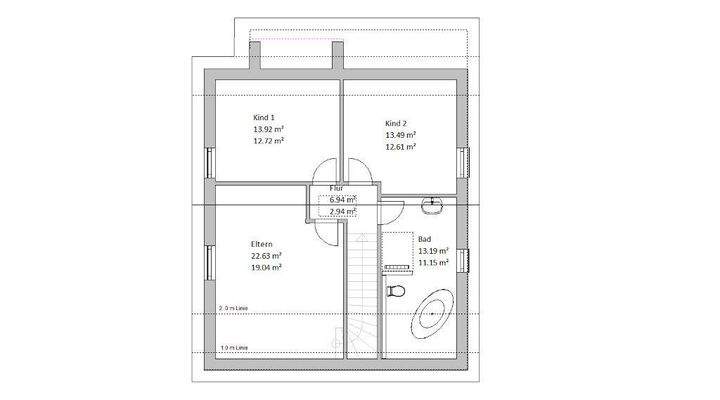 Beispiel Grundriss OG