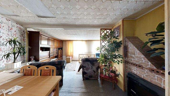 OG Wohnzimmer mit Kamin 