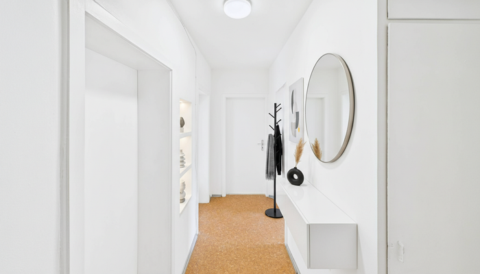 Flur Innenraum-Visualisierung