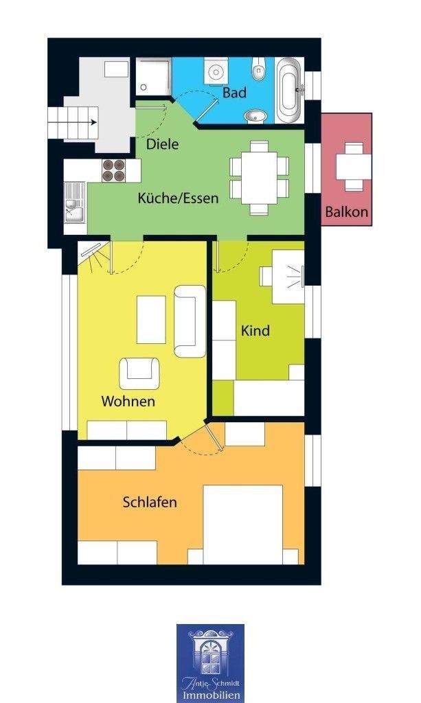 Eindrucksvolle Wohnung in zentraler Lage in Coswig! Balkon! - Foto 5